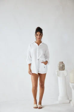 Blanco By Nature Boyfriend Shirt><noscript><img width=