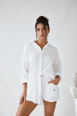 Blanco By Nature Boyfriend Shirt><noscript><img width=