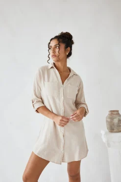 Blanco By Nature Cabana Shirt Dress><noscript><img width=