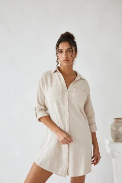Blanco By Nature Cabana Shirt Dress><noscript><img width=