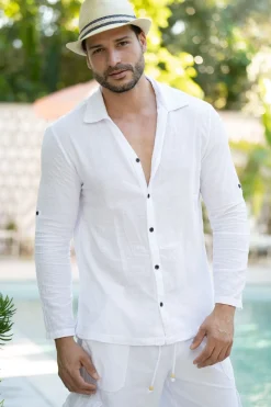 Blanco By Nature Capri Classic Long Sleeve Top> Shop Men