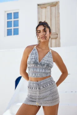 Blanco By Nature Cosmo Crop Top><noscript><img width=
