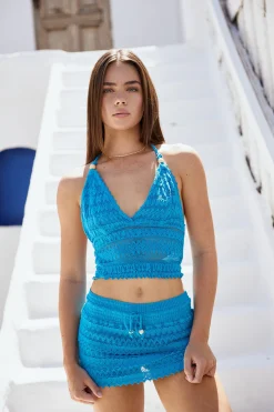 Blanco By Nature Cosmo Crop Top><noscript><img width=