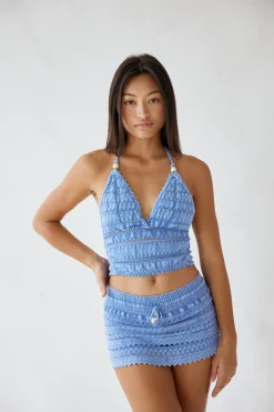 Blanco By Nature Cosmo Crop Top><noscript><img width=