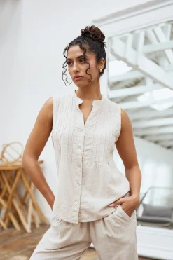 Blanco By Nature Gigi Top><noscript><img width=