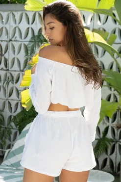 Blanco By Nature Kara Crop Top><noscript><img width=