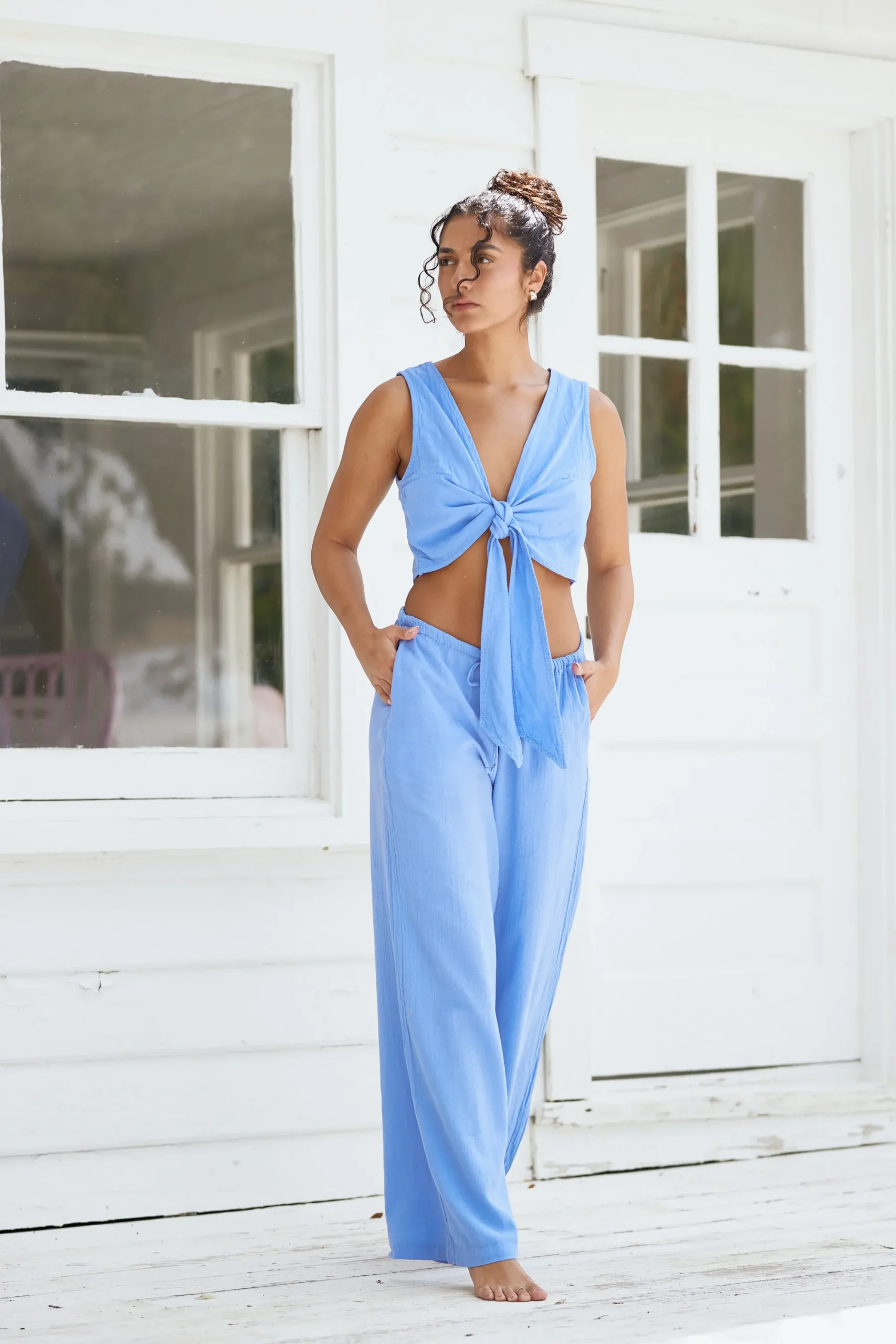 Blanco By Nature Lotus Top>Women Tops|Vacation Shop