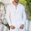 Blanco By Nature Milos Laced Long Sleeve Top> Shop Men