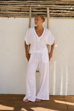 Blanco By Nature Penelope Top><noscript><img width=