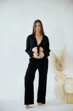 Blanco By Nature Zaya Top Black><noscript><img width=